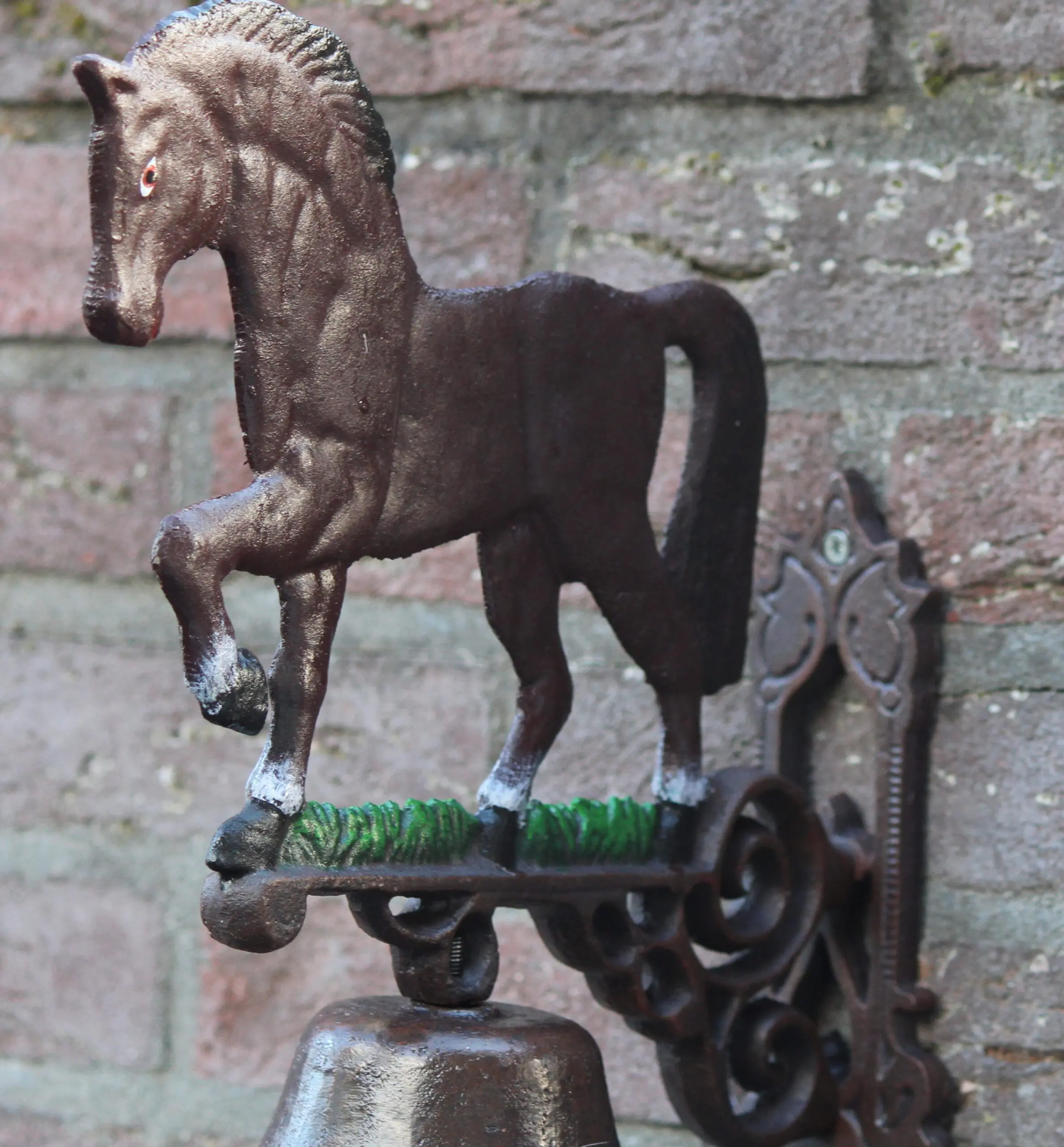 Deurbel Paard, Pony, Large, Gietijzer DB187L - Afbeelding 3