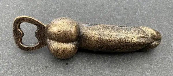Flesopener penis, piemel, gietijzer FG579