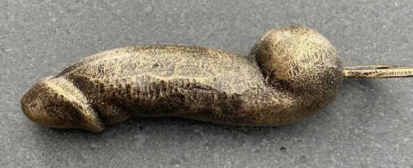 Flesopener penis, piemel, gietijzer FG579 - Afbeelding 3