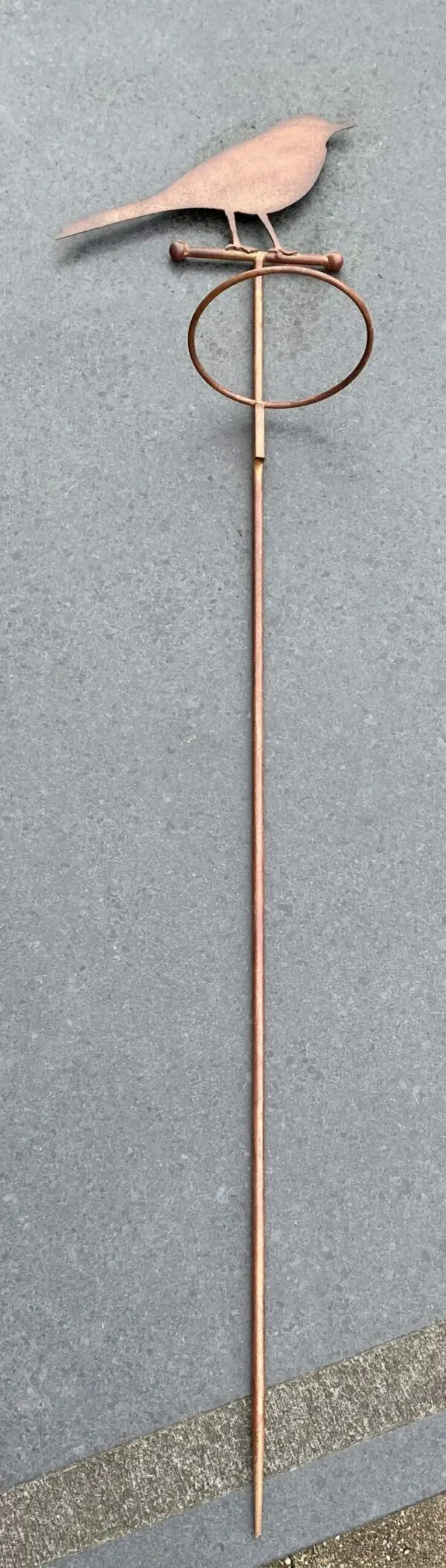 Tuinsteker bloempothouder vogel, 117cm, metaal           BPH250 - Afbeelding 2