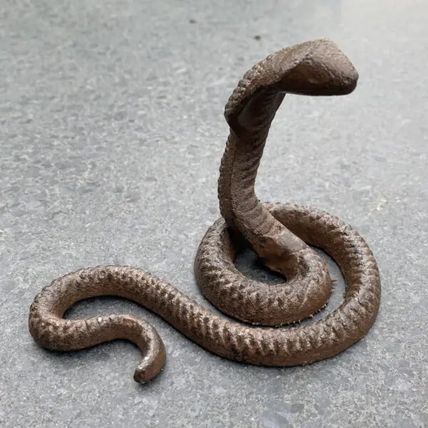 Slang 8,1 cm. Gietijzer klein SG415 - Afbeelding 2