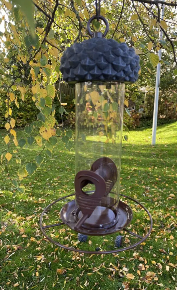 Voedersilo eikel, silo voor vogelvoer, bruin FB533 - Afbeelding 3