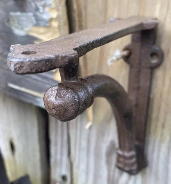 Plankdrager boog 13,8 cm. gietijzer PD122 - Afbeelding 3