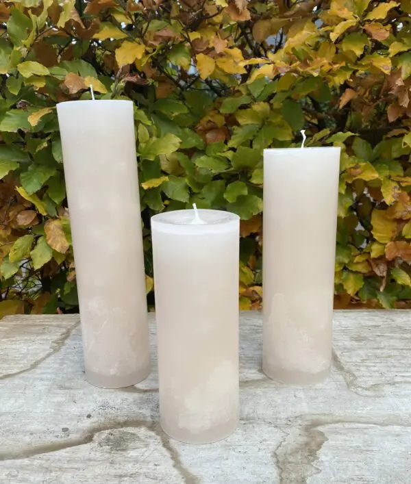 Krulkaarsen, Bika Kaarsen, set van 3, Zandkleur 333131 - Afbeelding 2