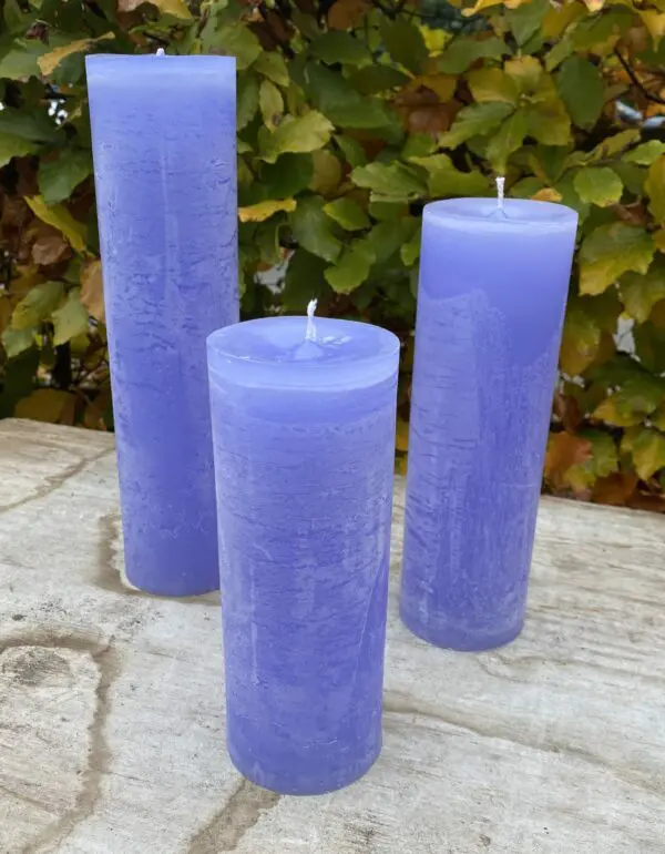 Krulkaars, Bika kaarsen, set van 3, Lavendel 333130 - Afbeelding 2