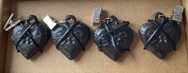 Tafelkleedgewichtjes hart, gietijzer TK337 - Afbeelding 2