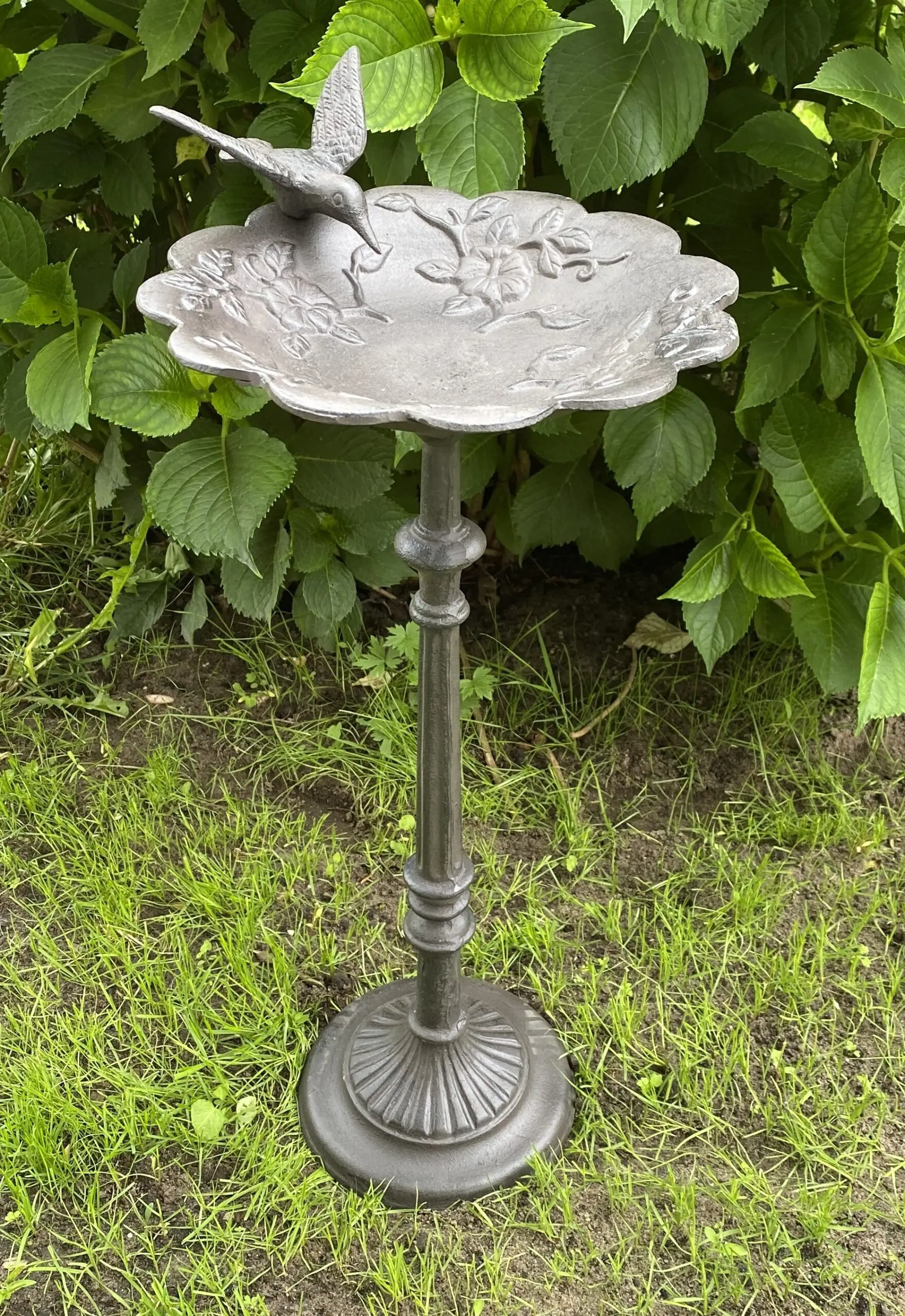 Vogelschaal, vogelbad op voet, gietijzer VB204 - Afbeelding 3