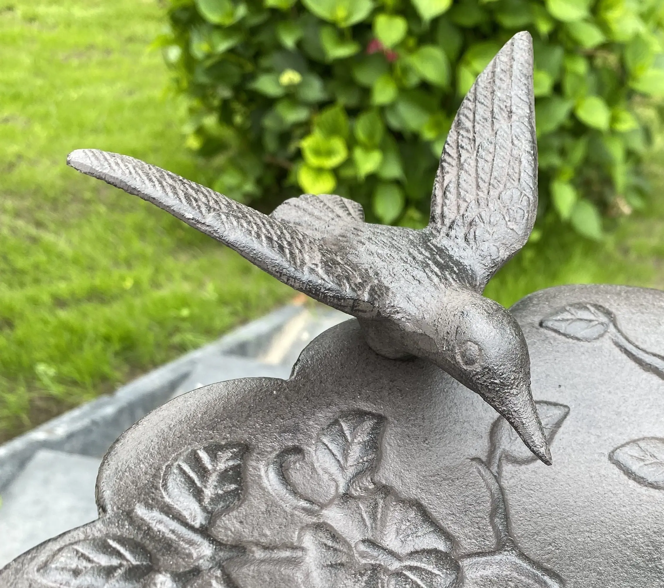 Vogelschaal, vogelbad op voet, gietijzer VB204 - Afbeelding 4