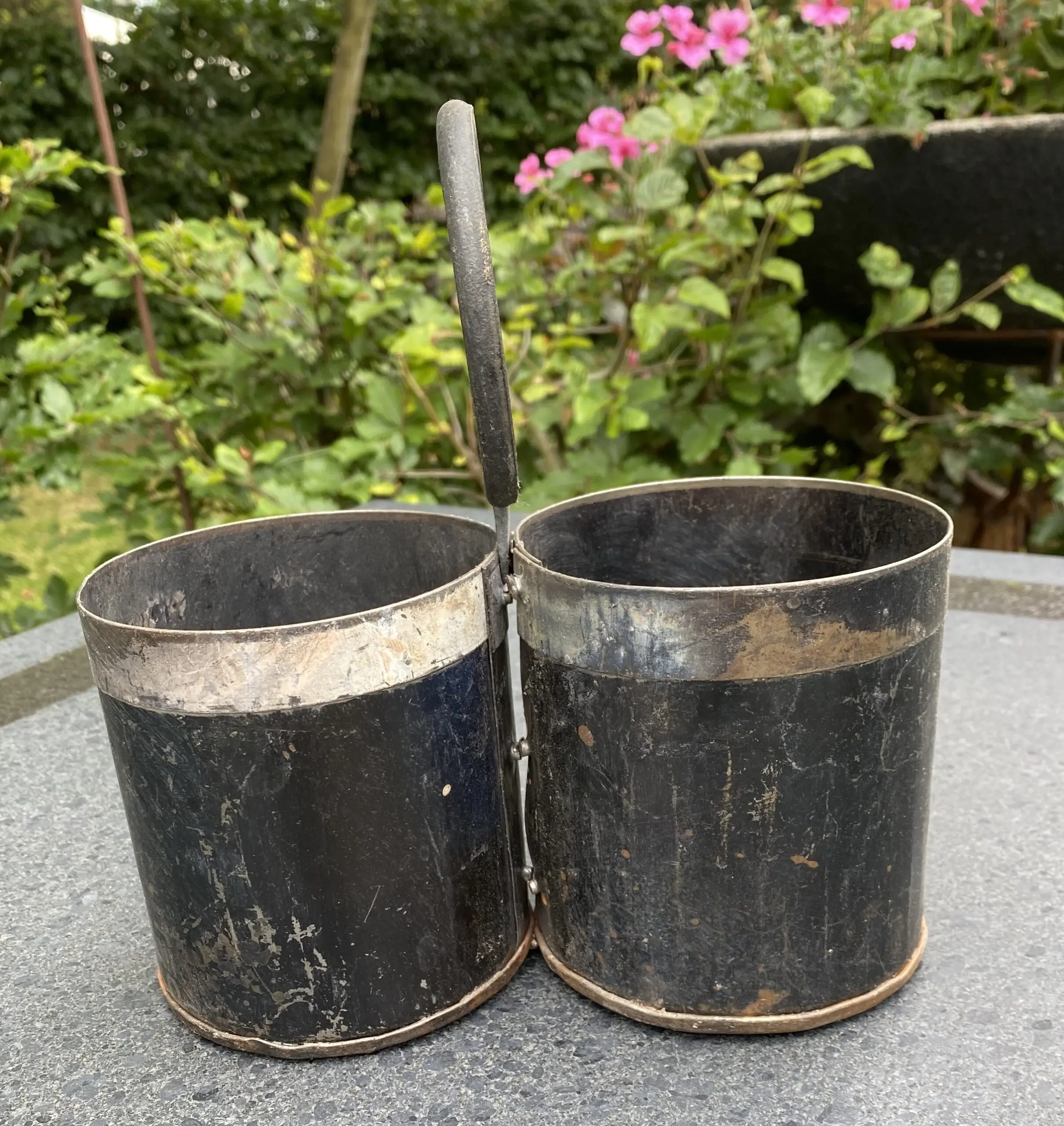 Bakjes met ring, metaal, rond MB210