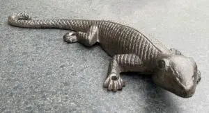 Hagedis, Salamander, Gietijzer, Muurhanger HG350