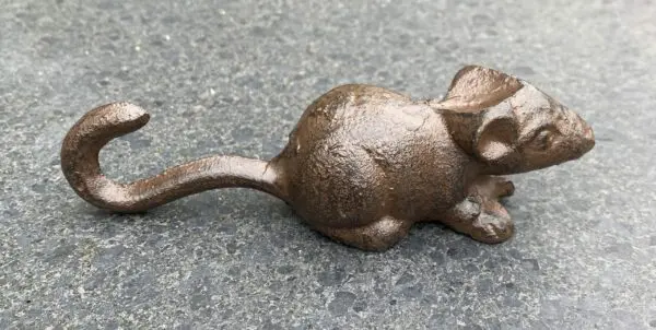 Muisje 12,2 cm. Gietijzer MG225 - Afbeelding 2