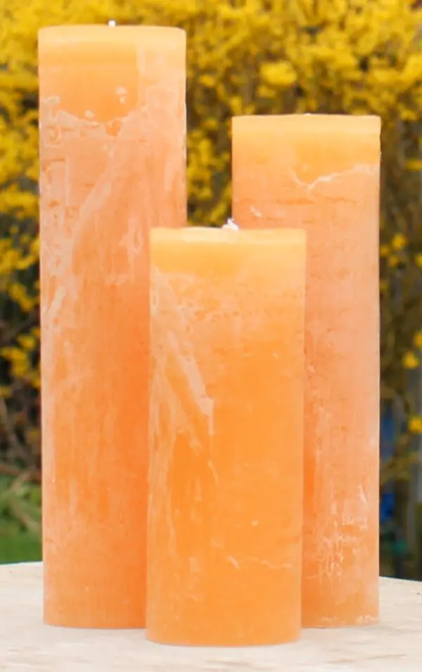 Krulkaarsen, bika kaarsen, set van 3, beuk 333117 - Afbeelding 3