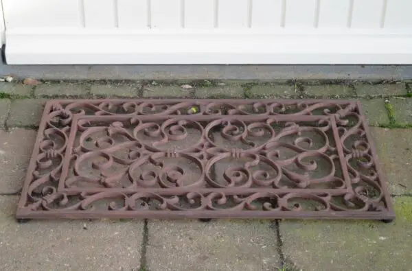Deurmat rechthoek, gietijzer LH42