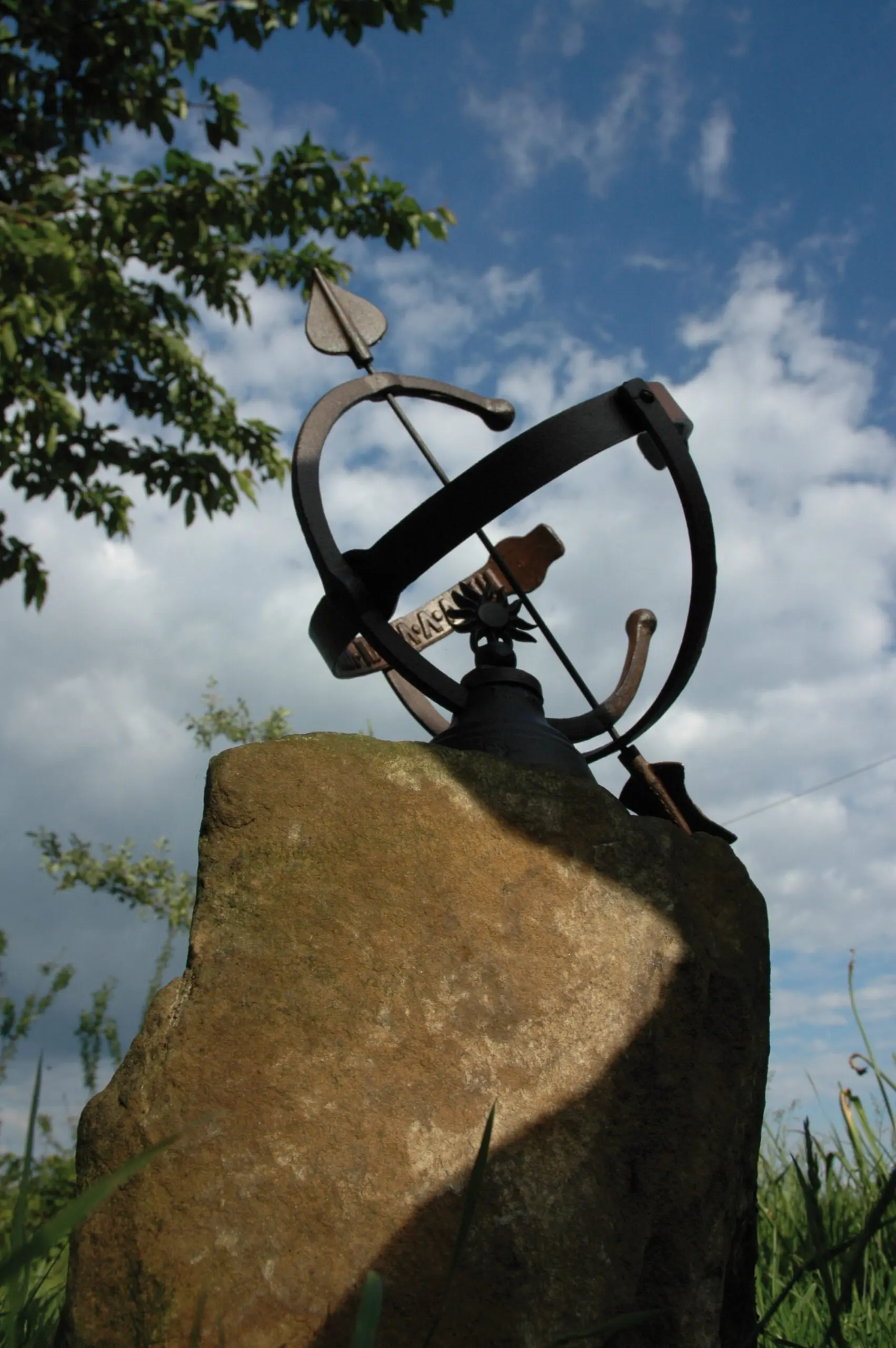 Zonnewijzer, gietijzer, S    TH28 - Afbeelding 5