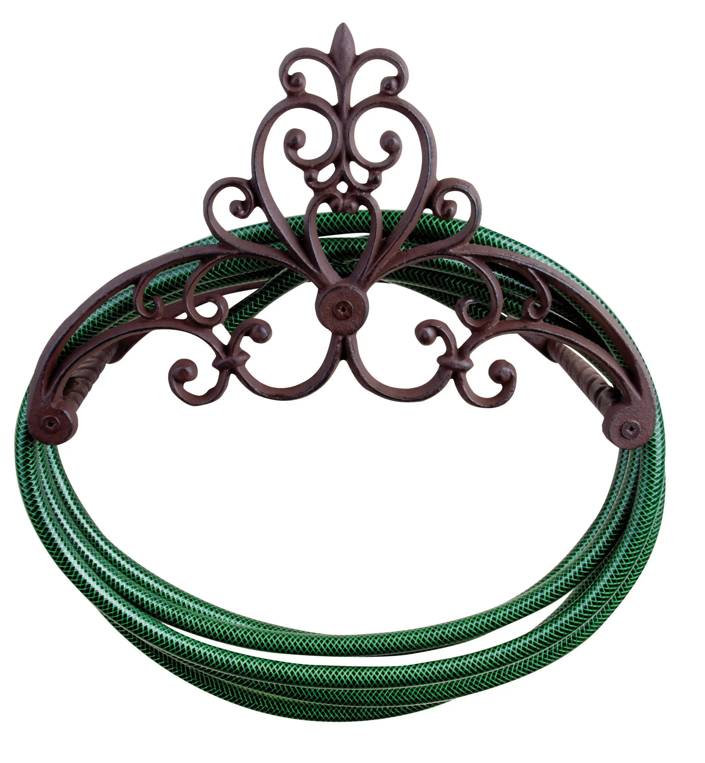 Tuinslanghouder, tuinslanghaspel, groot, gietijzer TG121