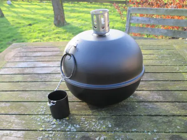 Tuimeltoorts, olielamp, oliebol, zwart, L   FF8Z - Afbeelding 2
