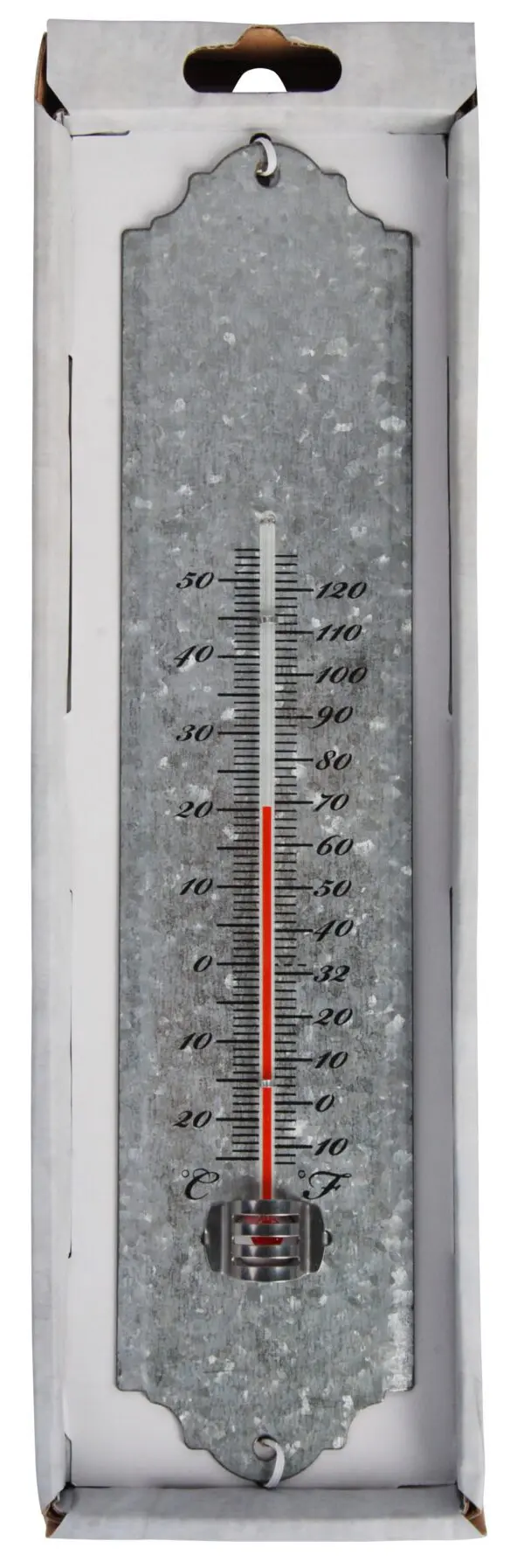 Thermometer zink 30 cm. OZ10 - Afbeelding 2