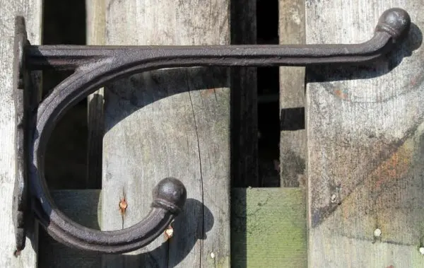 Wandhaak, plankdrager 22,5 cm, gietijzer WG210 - Afbeelding 2