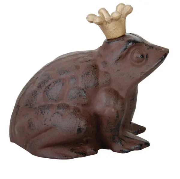 Kikkerkoning met gouden kroon, gietijzer TT04