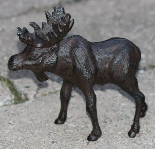 Eland met gewei, gietijzer EG410