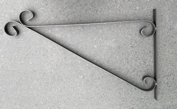 Wandhaak 48,1cm, zwart, metaal BPH122 - Afbeelding 4