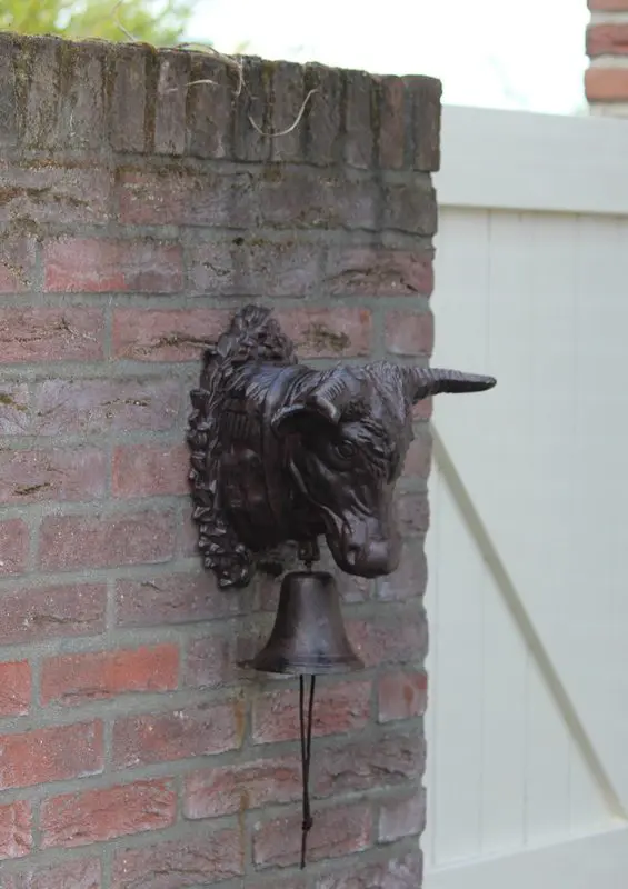 Deurbel Koeienkop Groot/Zwaar, Gietijzer DB300 - Afbeelding 3