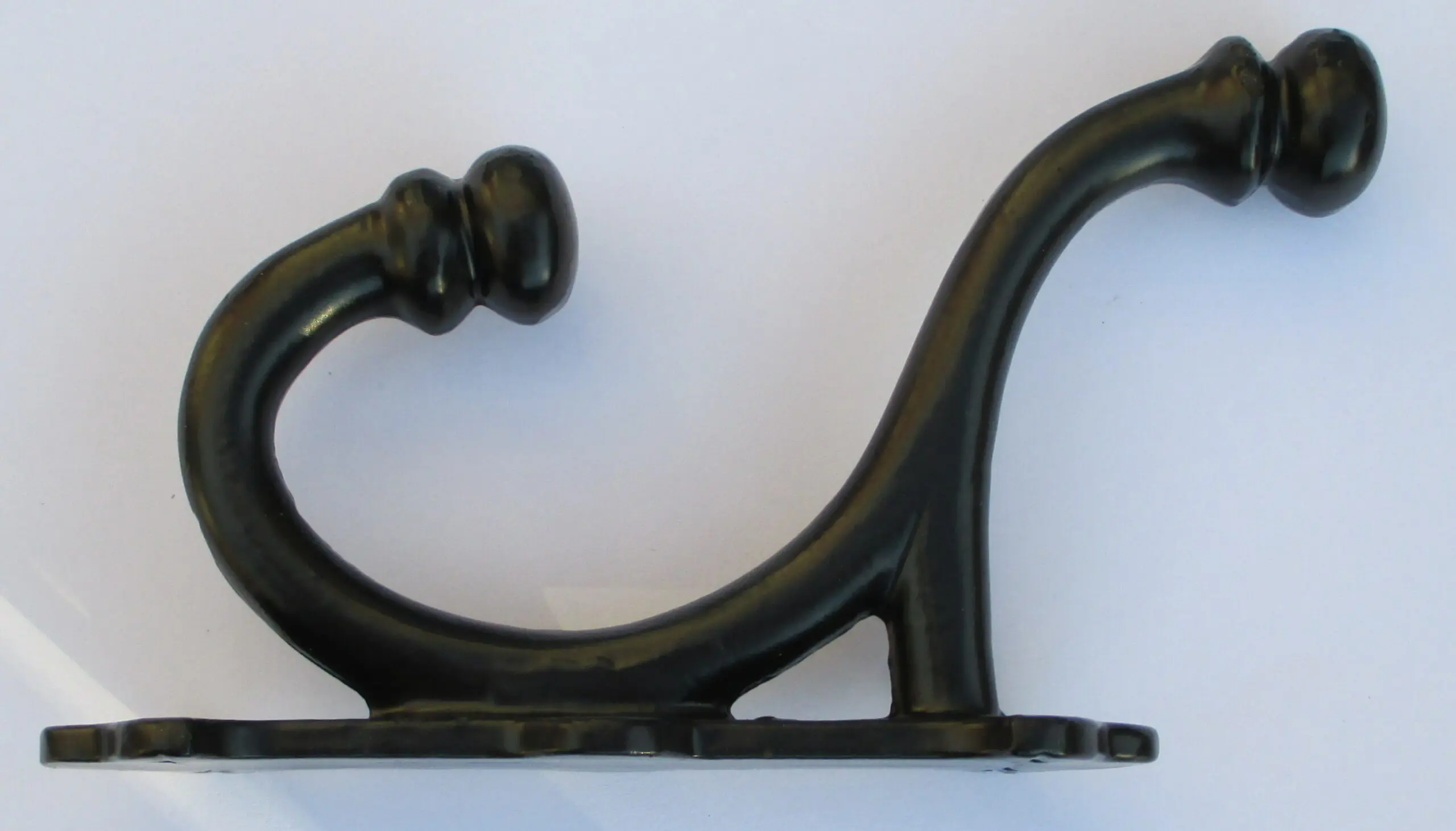 Kapstokhaak degelijk, groot en dik, gietijzer, zwart KH110 - Afbeelding 8