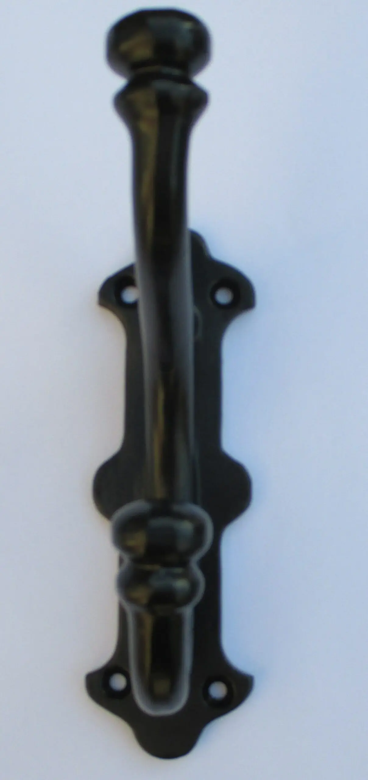 Kapstokhaak degelijk, groot en dik, gietijzer, zwart KH110 - Afbeelding 7