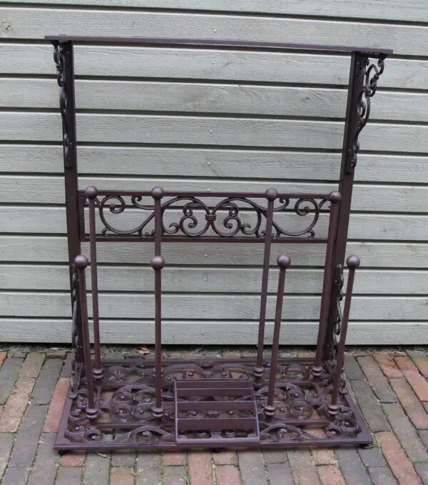Laarzenrek met schoenschraper, Large, gietijzer LH44 - Afbeelding 2