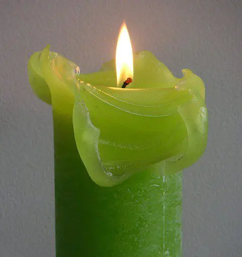 Krulkaars, Bika Kaarsen, set van 3, Grasgroen 333123 - Afbeelding 5