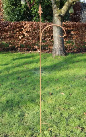 Tuinhaak plantensteun met sierhaak, 150 cm. PS225