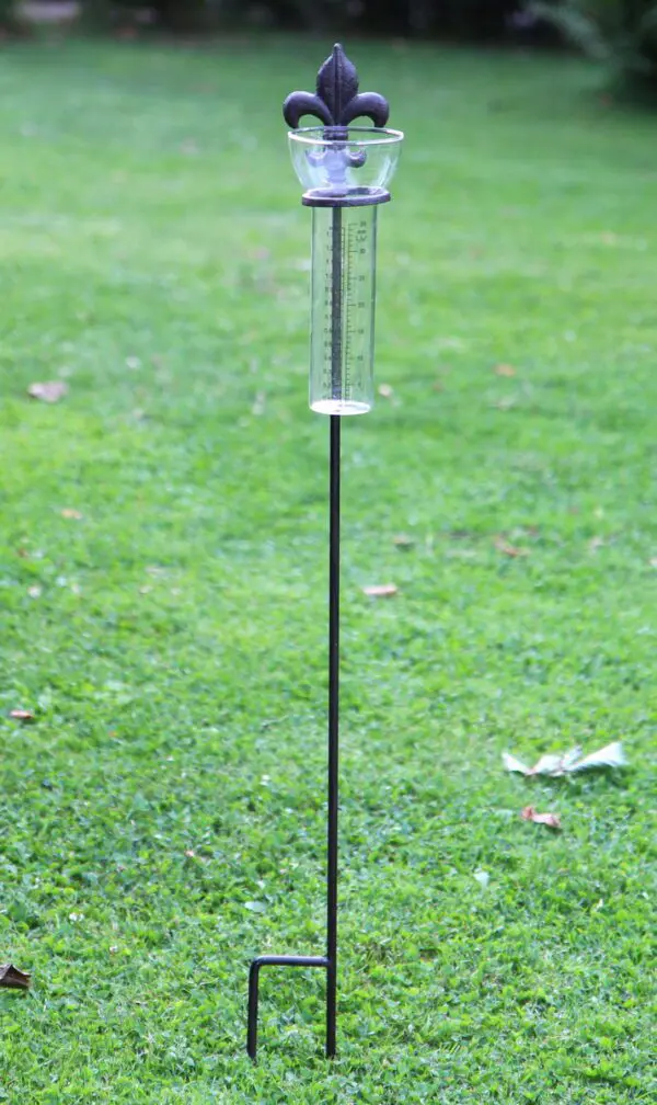 Regenmeter Franse lelie, gietijzer RM151 - Afbeelding 5