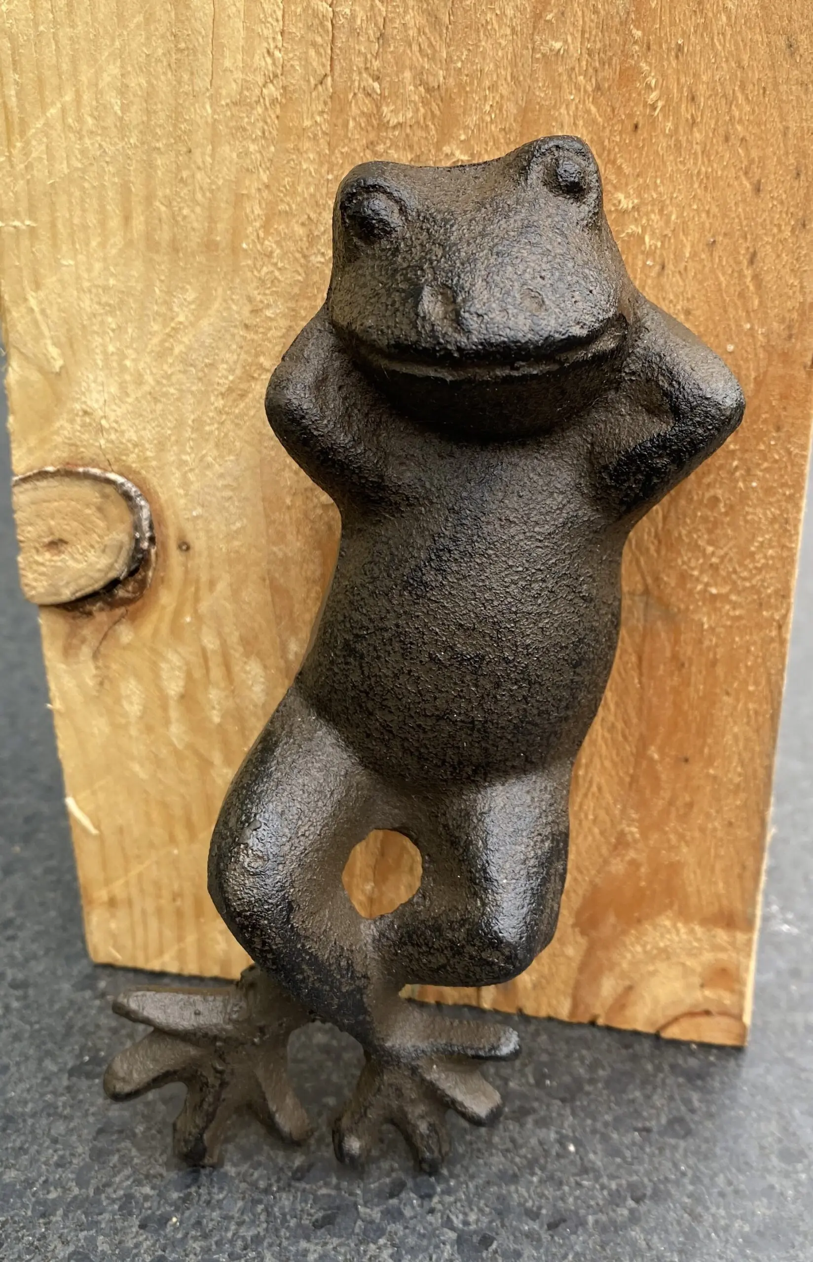 Kikker, Luierend, Gietijzer, Middel KG344 - Afbeelding 2