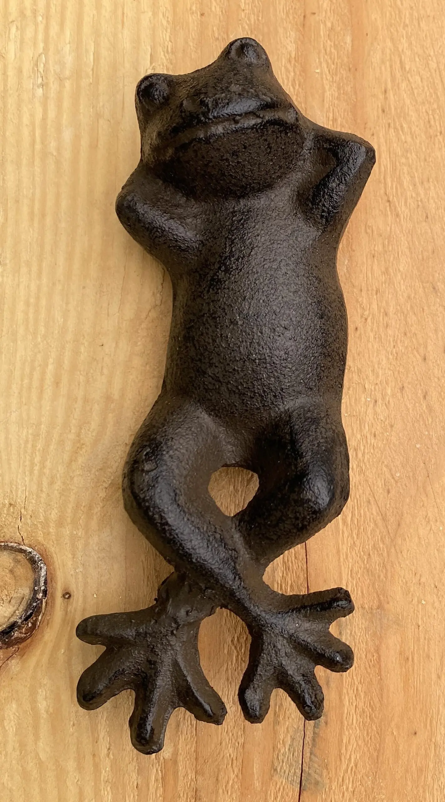 Kikker, Luierend, Gietijzer, Middel KG344 - Afbeelding 3