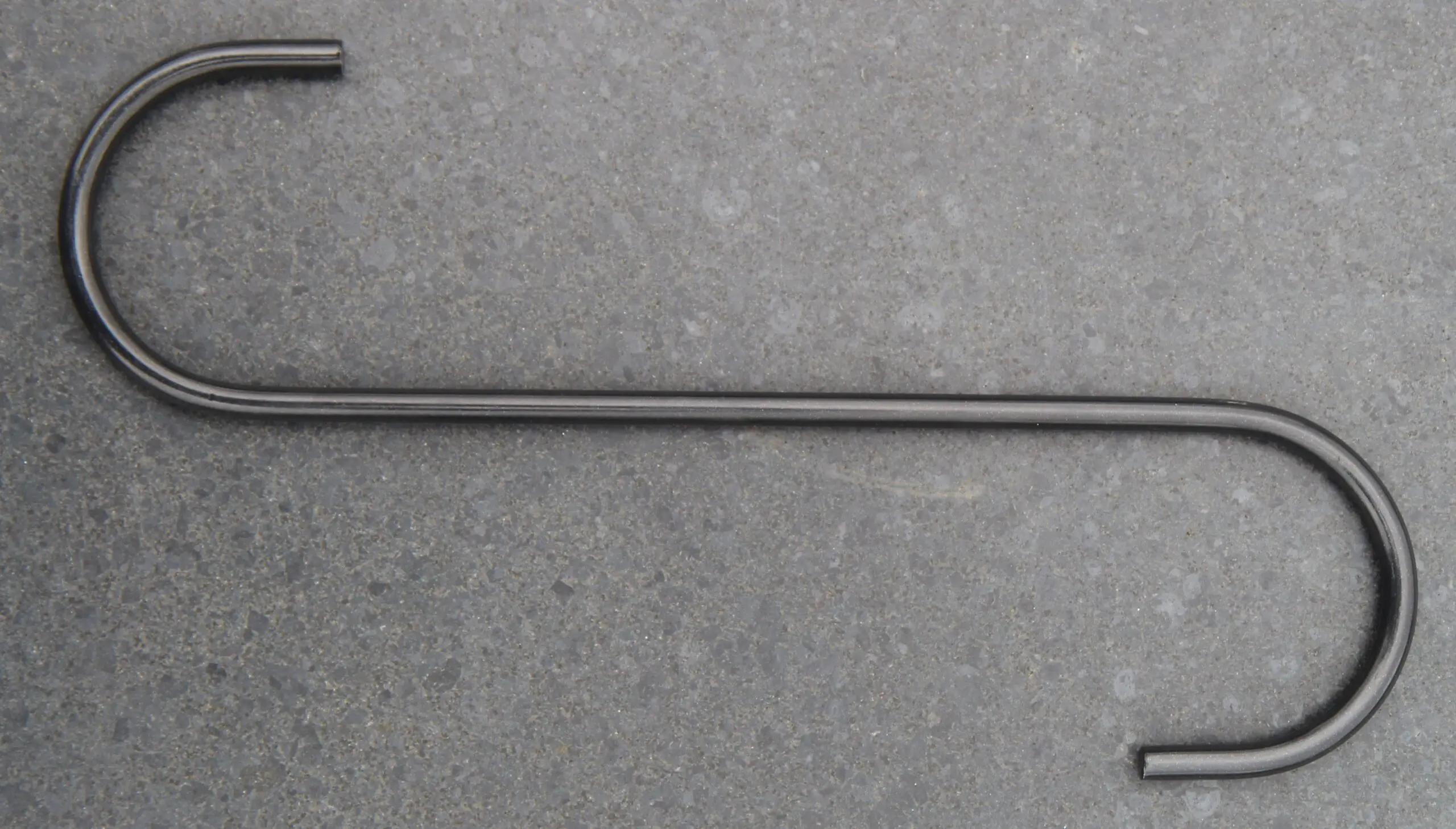 S-haak, metaal, 29 cm. zwart BPH137 - Afbeelding 2
