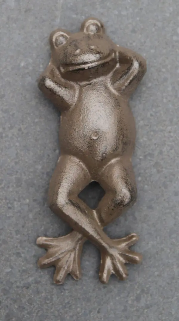 Kikker, Luierend, Gietijzer, Large KG1345