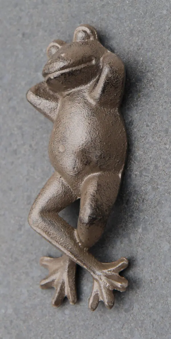Kikker, Luierend, Gietijzer, Large KG1345 - Afbeelding 2