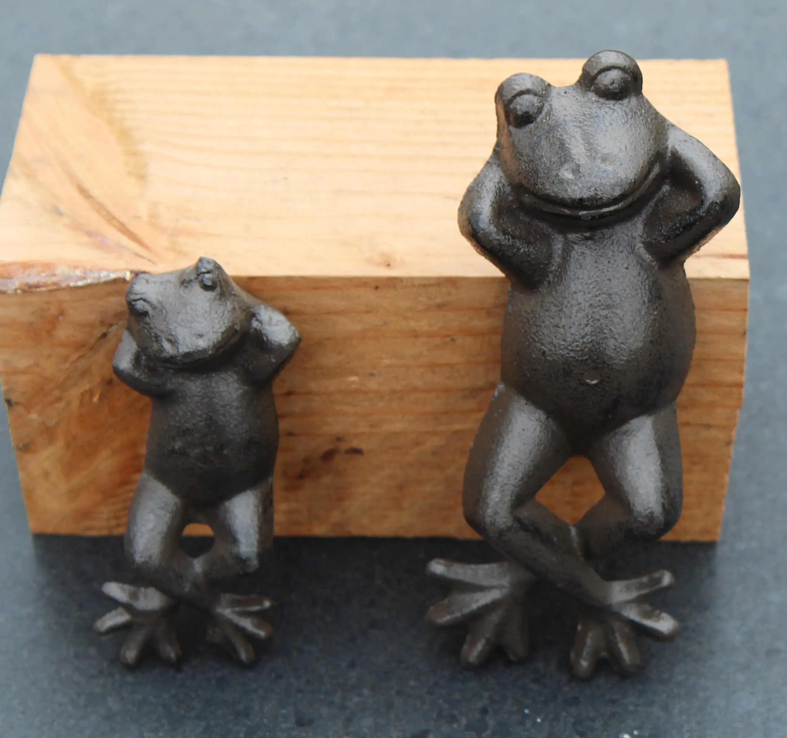 Kikker, Luierend, Gietijzer, Middel KG344 - Afbeelding 5
