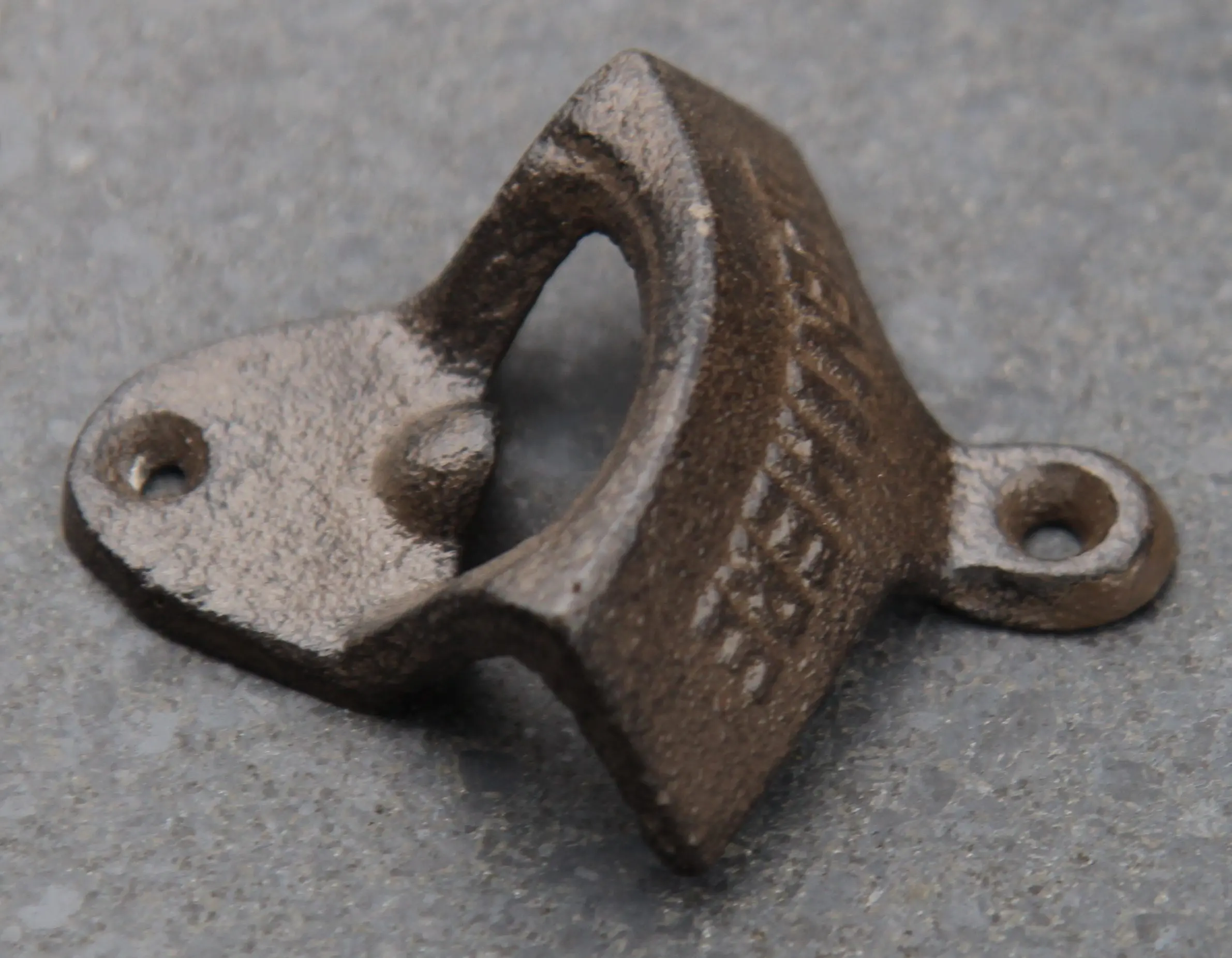 Flesopener rond, schroefbaar, gietijzer FG549 - Afbeelding 2