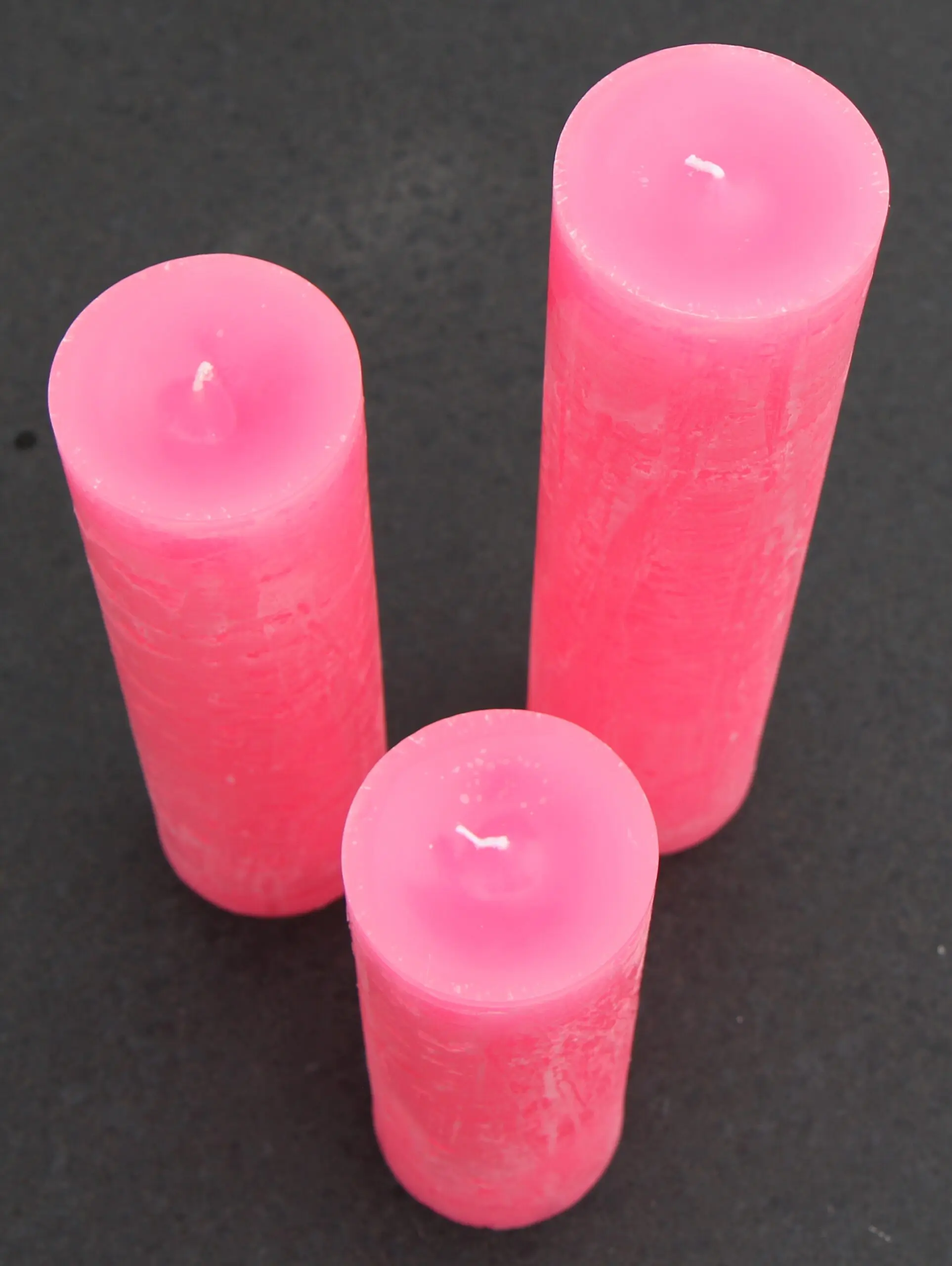 Krulkaarsen, Bika Kaarsen, set van 3, zuurstok roze 333108 - Afbeelding 3