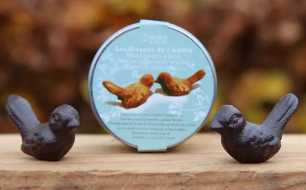 Vriendschap vogels, setje van 2 in een blikje E8214 - Afbeelding 2