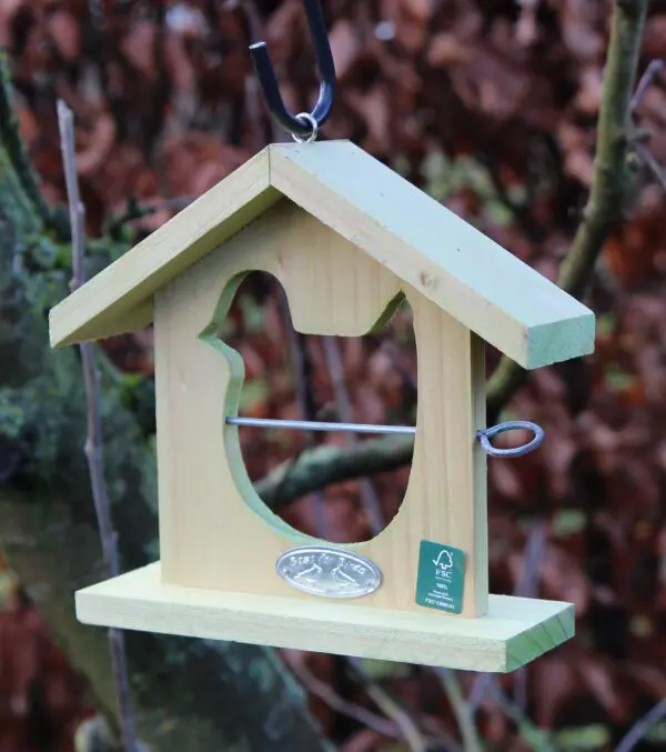 Vogelvoerhanger voor een appel met 'vogel' gat FB12V - Afbeelding 3