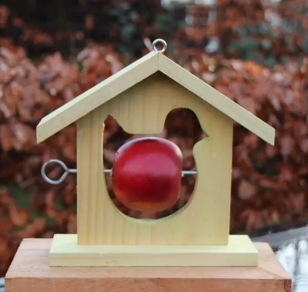 Vogelvoerhanger voor een appel met 'vogel' gat FB12V - Afbeelding 5