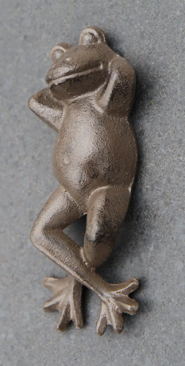 Kikker, Luierend, Gietijzer, Large KG1345 - Afbeelding 6