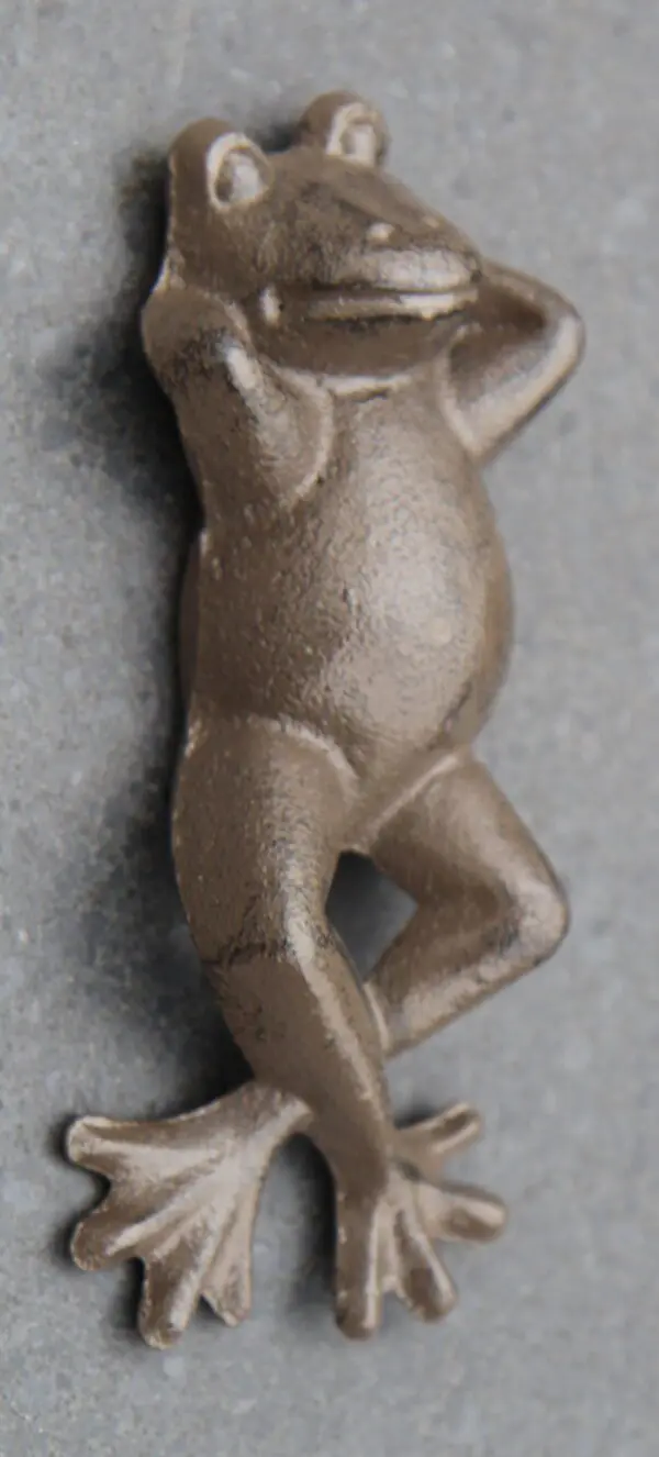 Kikker, Luierend, Gietijzer, Large KG1345 - Afbeelding 4