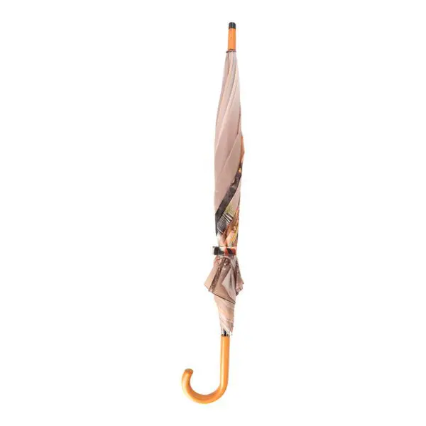 Paraplu wintervogels, beige kleurig TP387 - Afbeelding 5