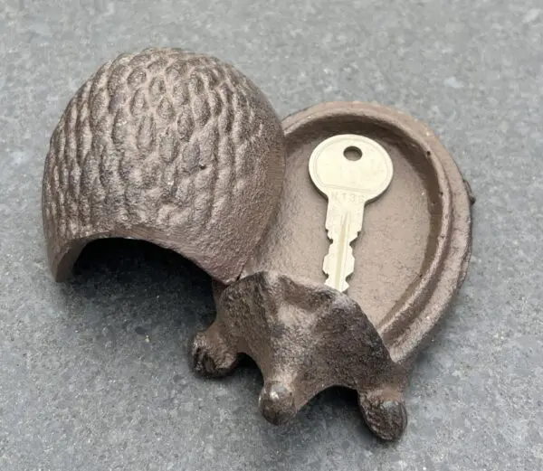 Sleutelverstopdoosje egel, gietijzer LH140E
