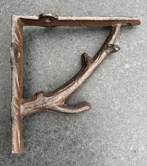 Plankdrager boomtak, tak, 14.2 cm. gietijzer PD1147 - Afbeelding 3