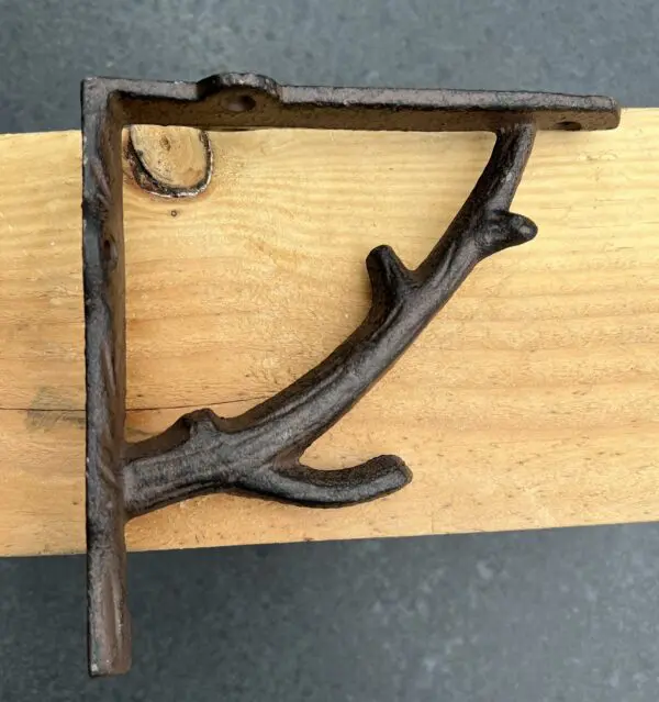Plankdrager boomtak, tak, 14.2 cm. gietijzer PD1147 - Afbeelding 2