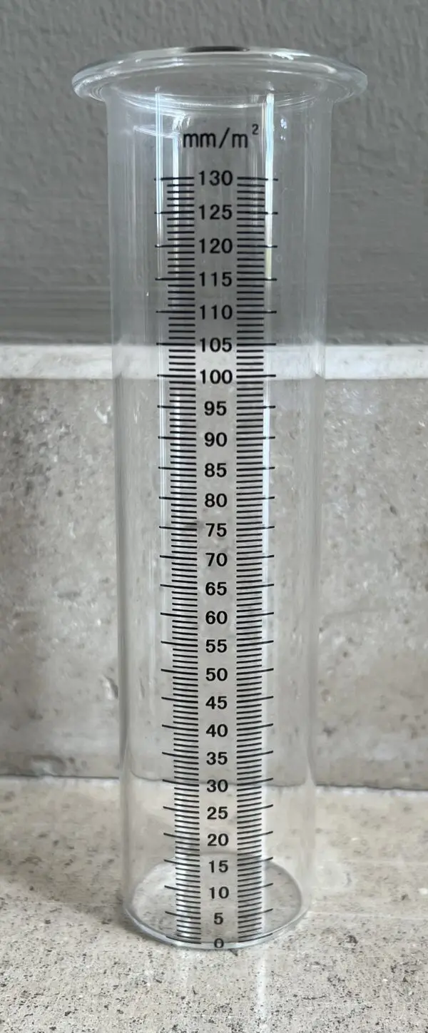 Universeel regenmeterglas, regenmeter glas RM096